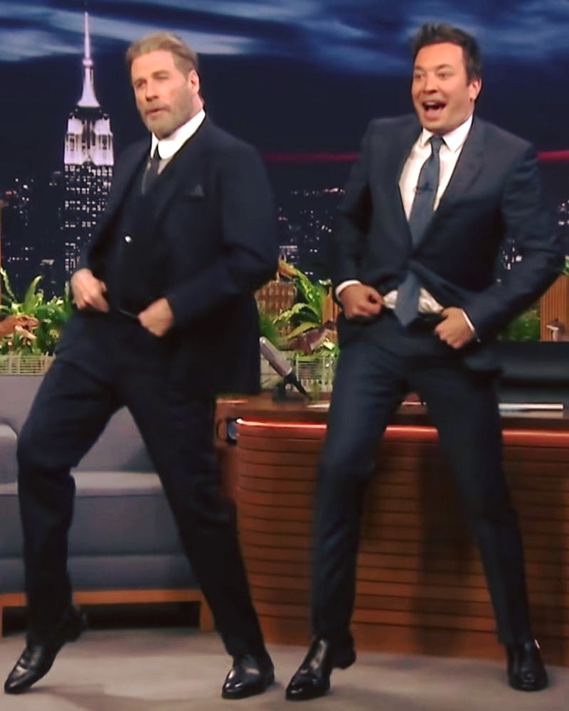 HT6. John Travolta shows up to perform the iconic moves we all remember – 40 years since legendary movie Grease.