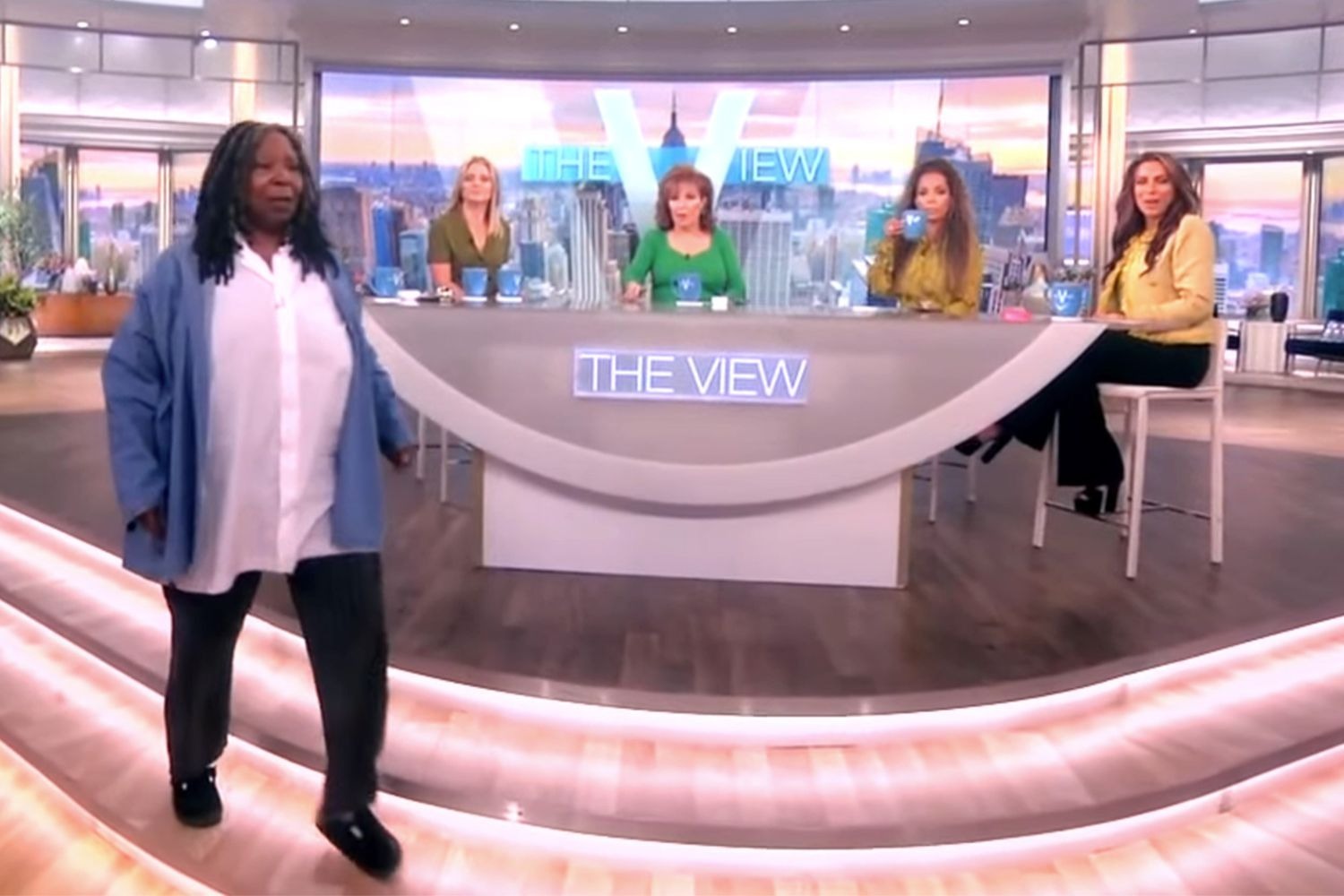 HT6. Whoopi Goldberg’s dramatic exit causes a heated debate on how to behave at a concert.