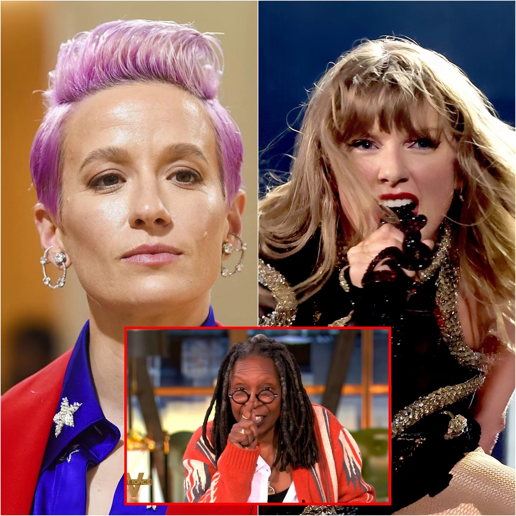 HT6. Fact-Checking the Rumors: Are Whoopi Goldberg, Megan Rapinoe, and Taylor Swift Really Leaving the U.S.?