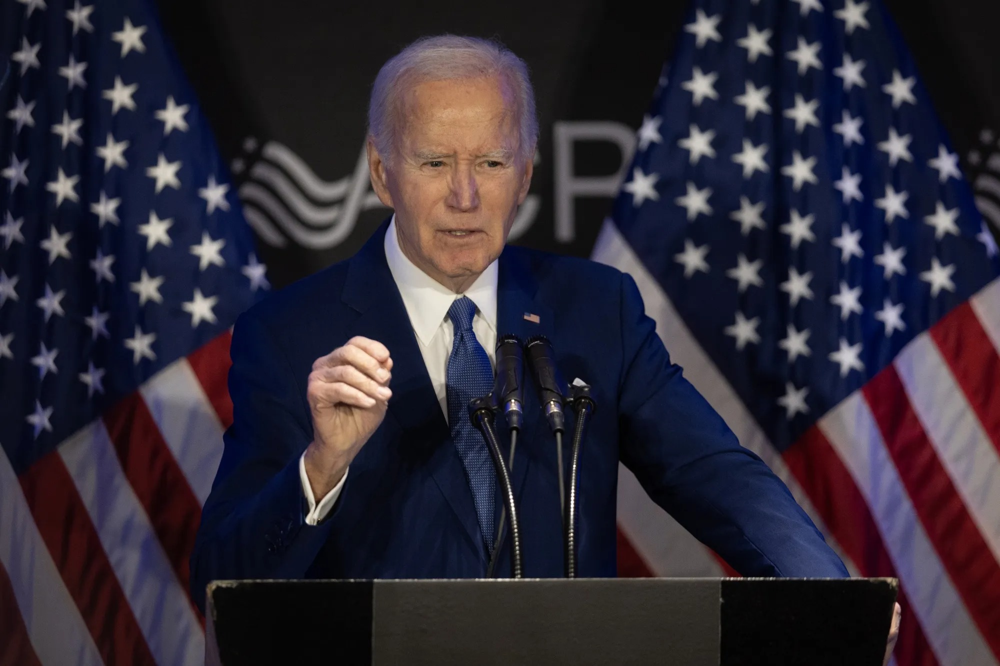 HT6. Biden returns to stage with brutal warning for Donald Trump and Elon Musk