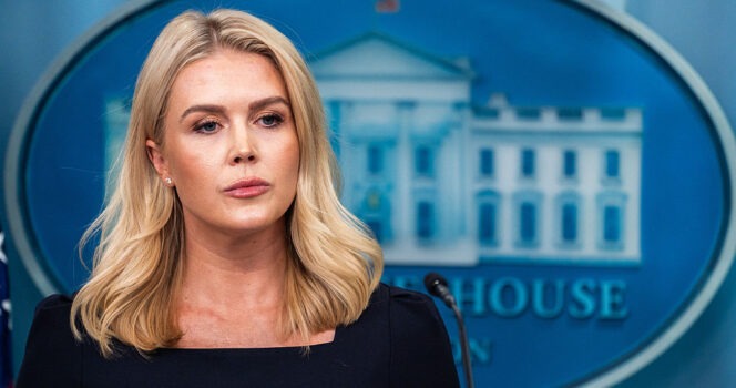 HT6. Karoline Leavitt under fire for “DlSGUSTlNG” comment about Joe Biden
