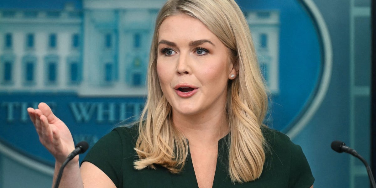 HT6. Karoline Leavitt B@NS CNN’s Kaitlan Collins from Press Brief after STUPlD Question