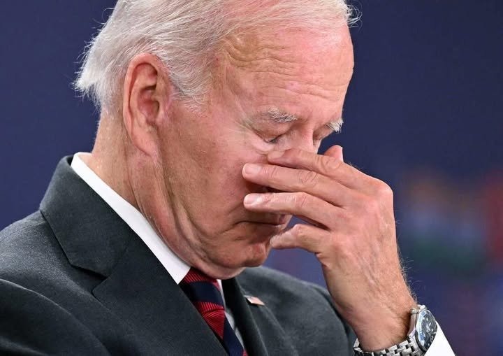 HT6. Joe Biden with tears in his eyes make the sad announcement