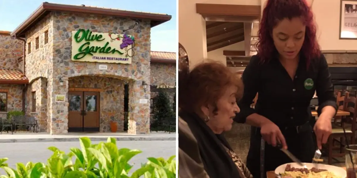 HT6. So last night we went to go eat at Olive Garden. My mother who is 79 years young decided to sit at the corner of the table where she felt more comfortable