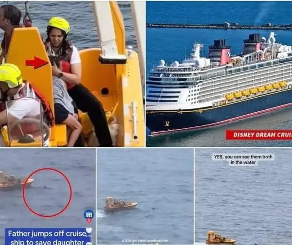 HT6. Father Rescues Daughter Who Fell Overboard on Disney Cruise Ship Near Florida