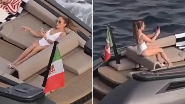 HT6. Jennifer Lopez Was Caught Acting Intimately With Two Young Men On A Yacht In Miami, Florida.!